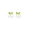 Summer fresh universal earrings, flowered, 2023, simple and elegant design