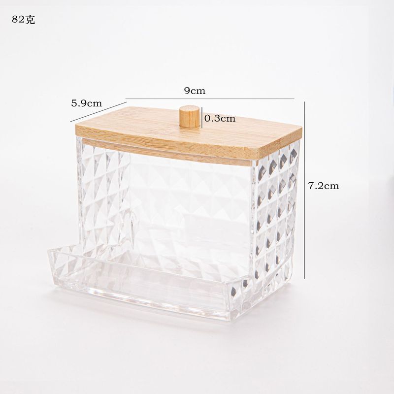 メイク落とし用綿棒収納ボックス、トイレ化粧品収納ボックス、箱入りの特別な組み合わせが無料です。|undefined