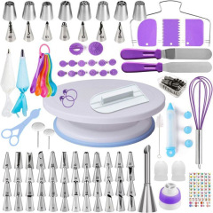 クロスボーダー137点ケーキターンテーブル表装台北欧風焙煎ツールセットcake decorating kit