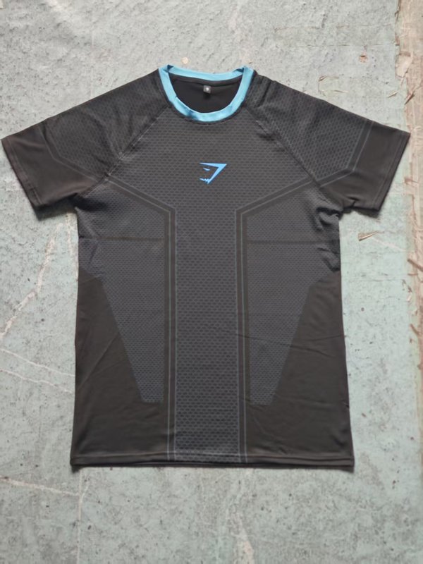 GYMSHARKonyx1 ランニング スポーツ フィットネス Tシャツ トップス カジュアル 通気性 タイト 半袖 カジュアル ランニング 半袖|undefined