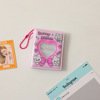 Brand cartoon small photoalbum, storage system, keychain, card book, Korean style, 2inch