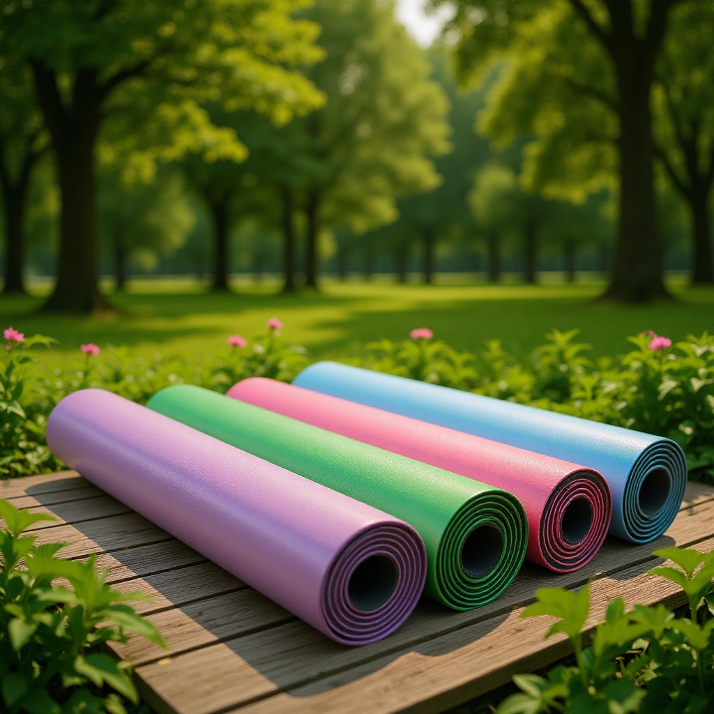 Polyurethane rubber non-slip yoga mat