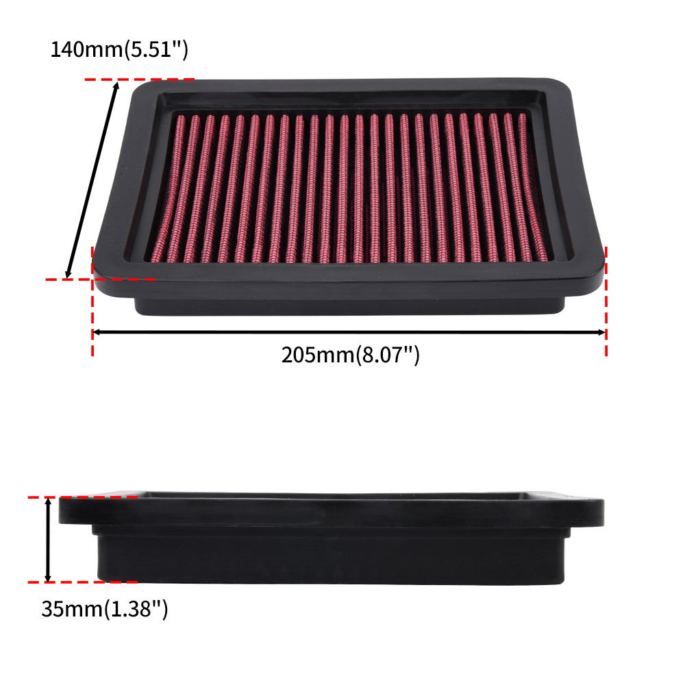 Car modified air conditioning filter 33-5145 high-flow air conditioning filter element flat filter suitable for Honda