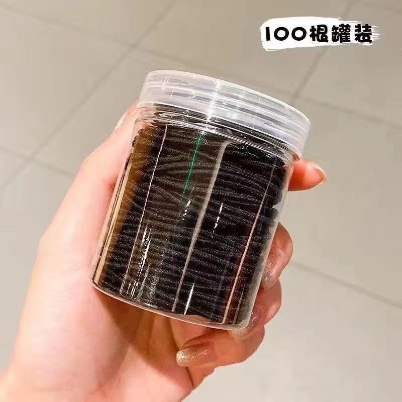 Banda de goma para niños en caja banda de cabello para niños banda de cabello para niñas banda de goma para niñas lazo de pelo para bebés no duele el pulgar del cabello image 94