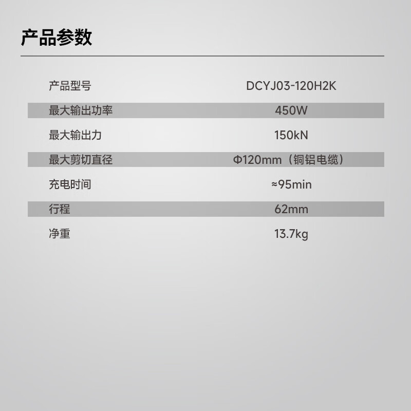 Dongcheng 20V tijeras eléctricas hidráulicas DCYJ03-120 cortadoras de cable eléctrico de litio cortadoras de cable de cobre y aluminio cortadoras de cable automáticas tijeras