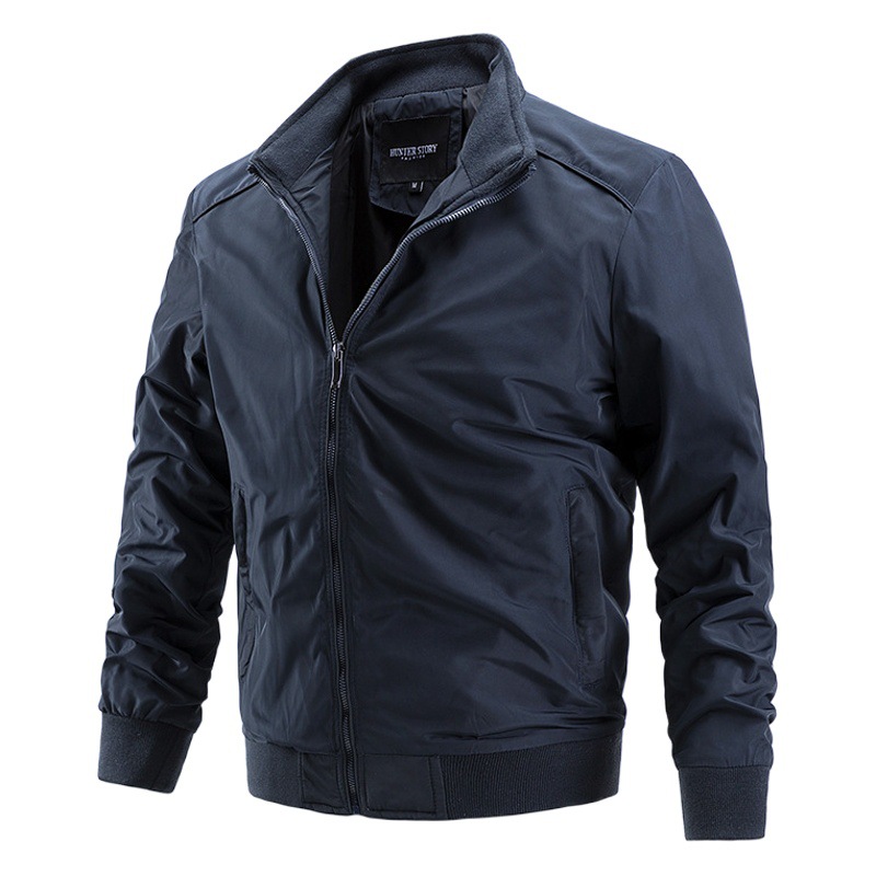 Amazon transfronterizo Chaqueta delgada de primavera y otoño para hombre chaqueta de talla grande rompevientos casual Moda coreana Ropa de hombre de comercio exterior