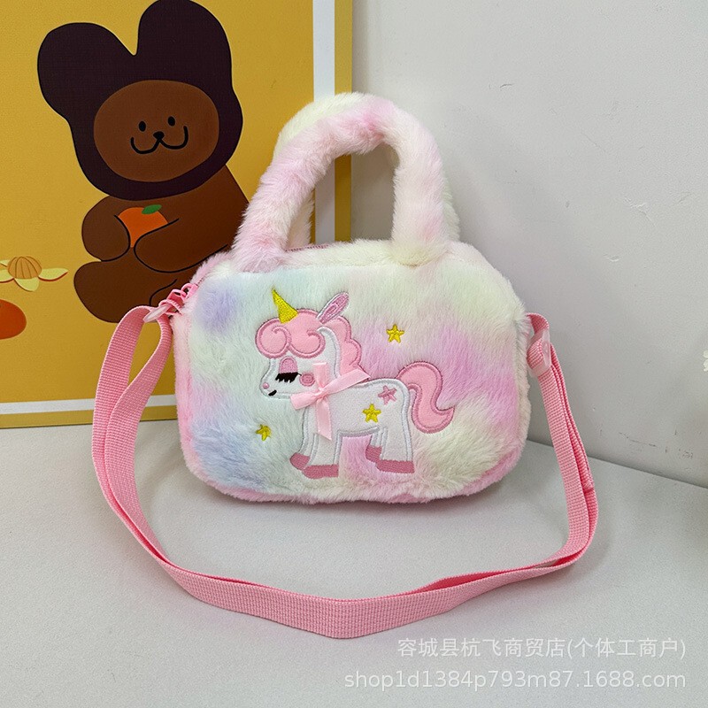 メーカー卸売ベルベットバッグ玩具クロミ斜めショルダーバッグいちご熊ぬいぐるみ日系ハンドバッグサンリオ|undefined
