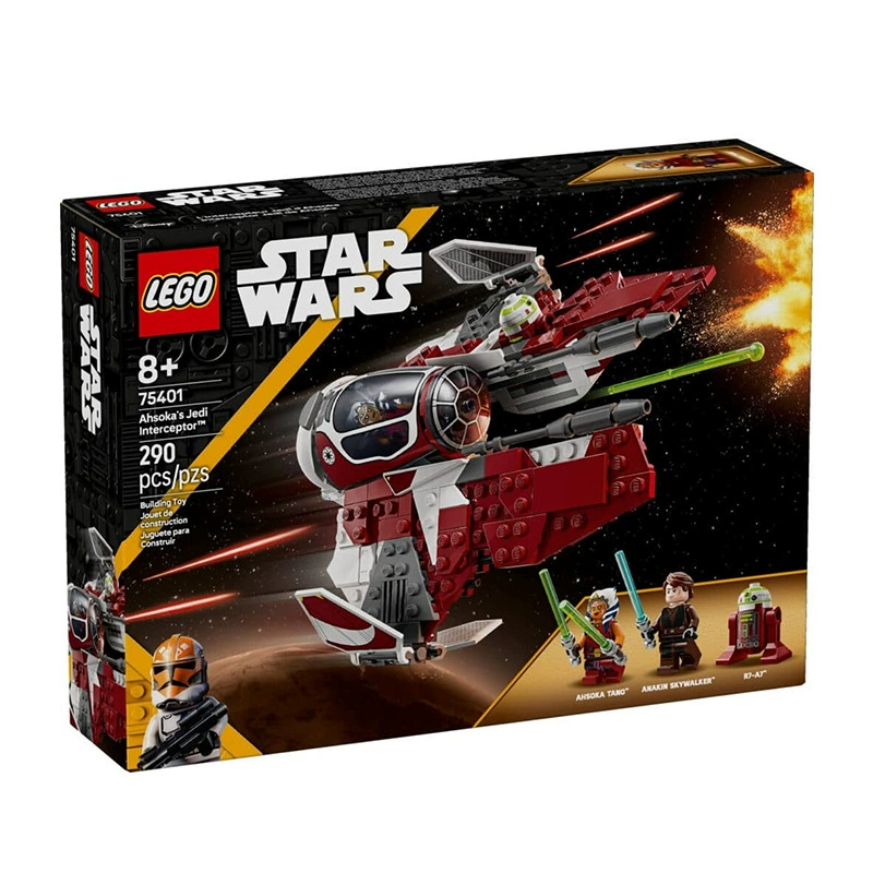 LEGO Star Wars серия 75401 — Истребитель джедаев Ахсоки, детский строительный набор