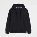 Zip-Up Black Red Logo