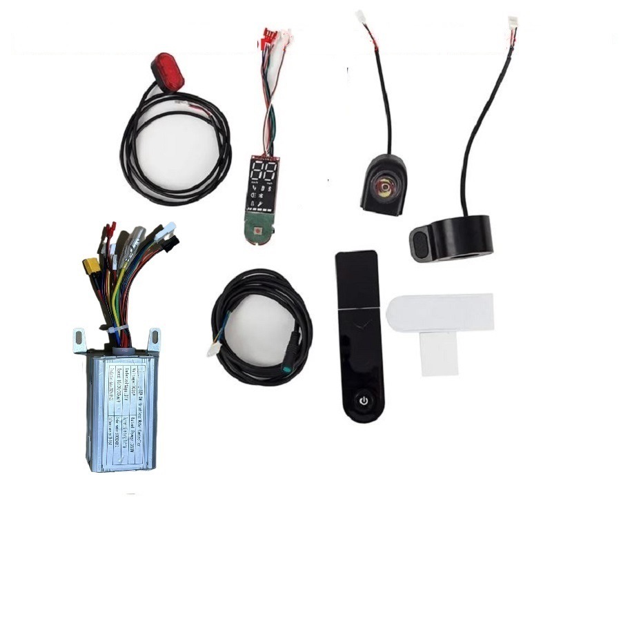 Accesorios de scooter Xiaomi 36V350W controlador Bluetooth APP acelerador faro trasero freno de mano conjunto completo