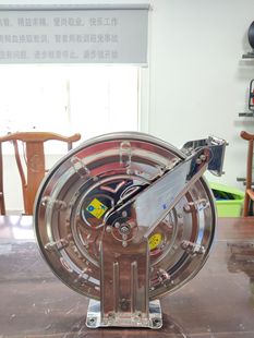 Stainless Steel Automatic Retractable Hose Reel for High-Pressure Water and Gas Transmission, Suitable for Kitchens and Factories, High-Pressure Resistant and Retractable Type