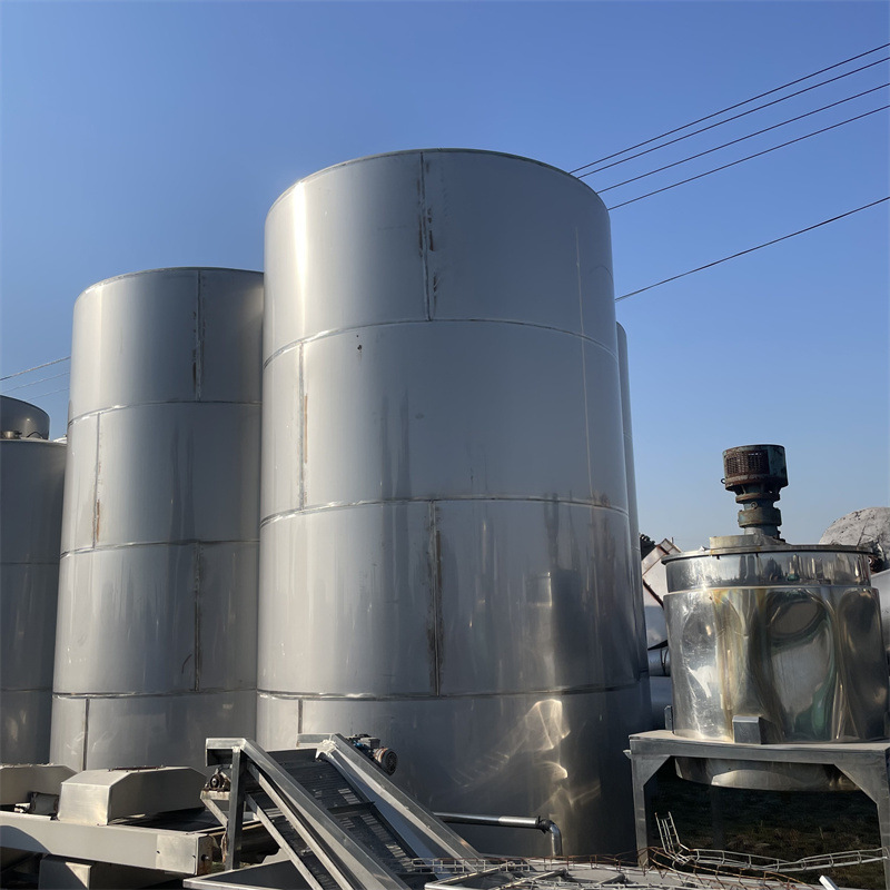 销售二手不锈钢储罐 立式常压储存罐  化工真空储存设备