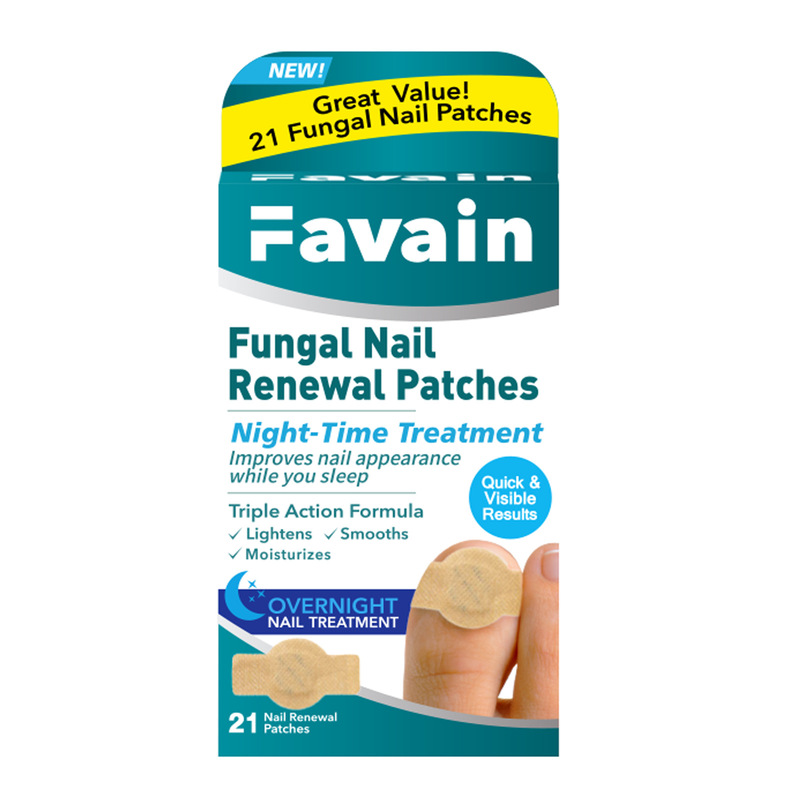 Favain Toenail Nail Patches Improve the Appearance of Manicure and Nail Care at Night, Lightening, Smoothing and Moisturizing