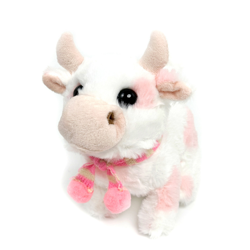 Vaca de Peluche Eléctrica de Plástico e Interactiva para Niños