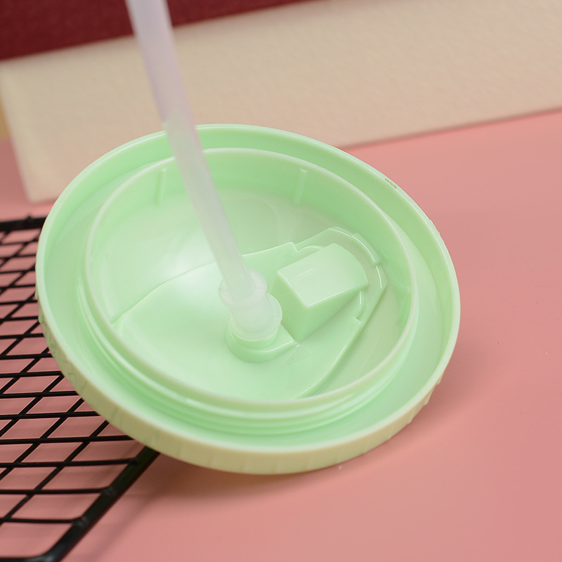 滑盖冰杯双层塑料吸管杯时尚冰酷杯详情13