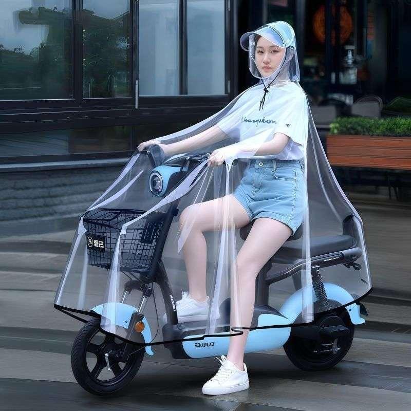 【Available for delivery in Xinjiang】Thickened and enlarged raincoat for ride-hailing, electric bicycles, and folding bikes, rainproof, loose-fitting, transparent raincoat 【Available for delivery in Xinjiang】Thickened and enlarged raincoat for ride-hailing, electric bicycles, and folding bikes, rainproof, loose-fitting, transparent raincoat