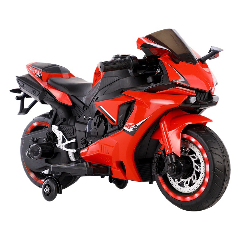 Motocicleta eléctrica para niños triciclo niños y niñas bebé batería coche los niños pueden sentarse en las personas coche de juguete de control remoto recargable