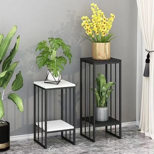 Fleshy Green Rose Plant Rack Decorative Floor-standing Indoor Iron Light Luxury Flower Shelf Living Room Flower Pot Shelf