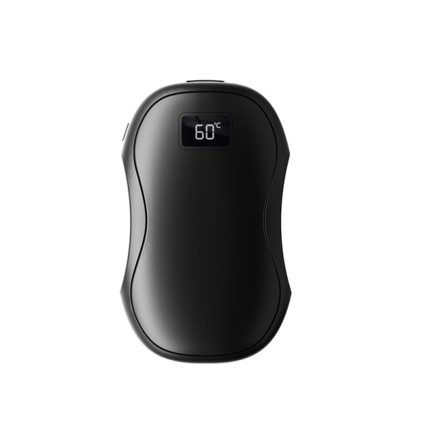 2025 New Cross-Border Model Magnetic Detachable Two-In-One Hand Warmer Mini Digital Display USB Rechargeable Hand Warmer