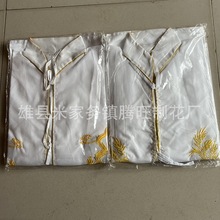 厂家批发男女寿衣 龙凤衬衣衬裤 内衣裤 丧葬衣物 殡葬用品白色孝