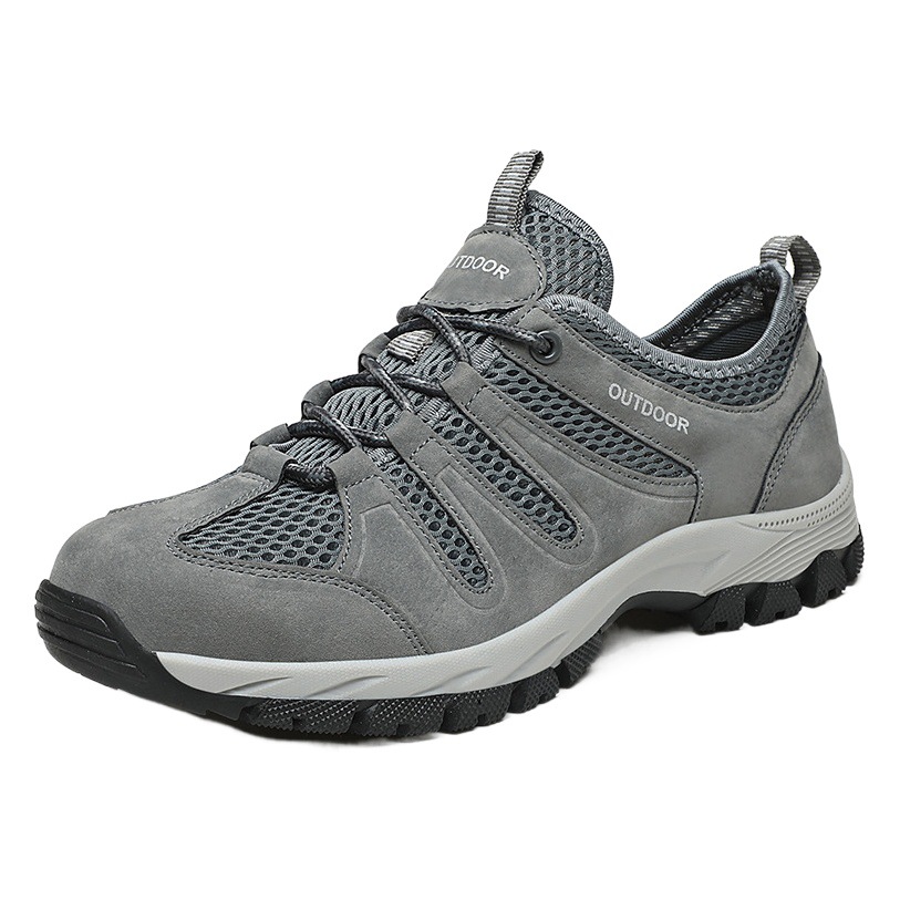 2025 Winter New Large Size Outdoor Lightweight Warm Hiking Shoes Cross-Border Fleece-Lined Thickened Men's High-Top Snow Boots