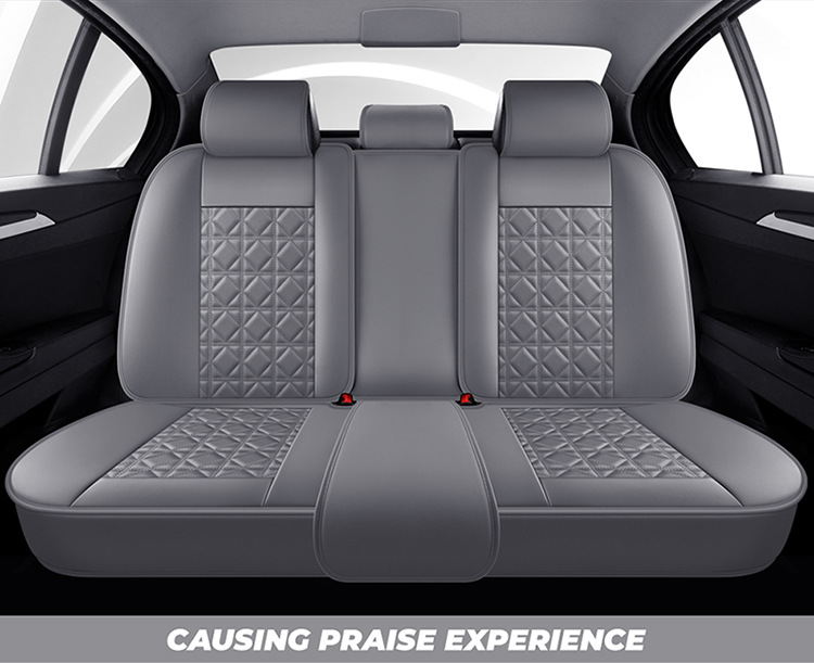 Full-Coverage Car Seat Cushion, Universal for All Seasons, Leather Car Seat Cover, No Need to Remove the Cover, Car Seat Cushion Manufacturer Wholesale