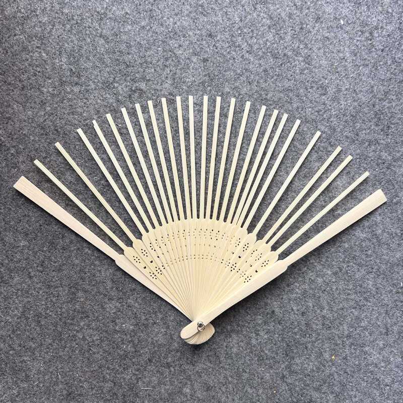 21 センチメートル扇骨竹小さな扇骨中国風中国風 diy 手作りチームビルディング活動|undefined