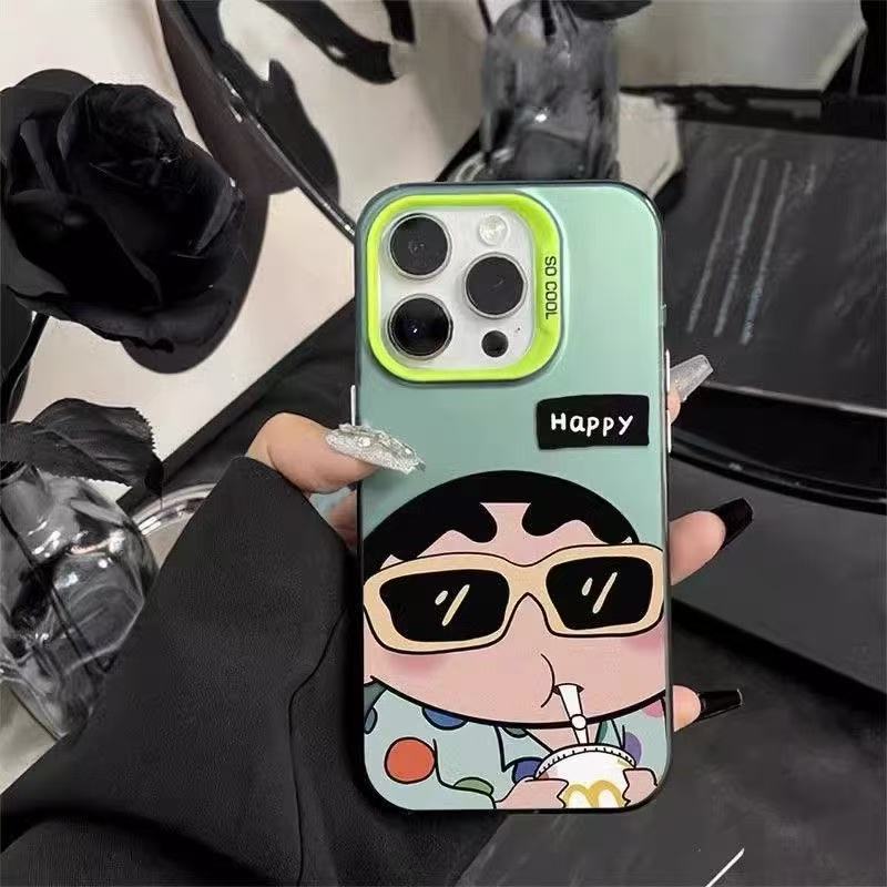 Gafas de sol Xiaoxin Adecuado para Apple 16Promax Funda para teléfono móvil Funda de gas personalizada iPhone15/14/13 Texto 12