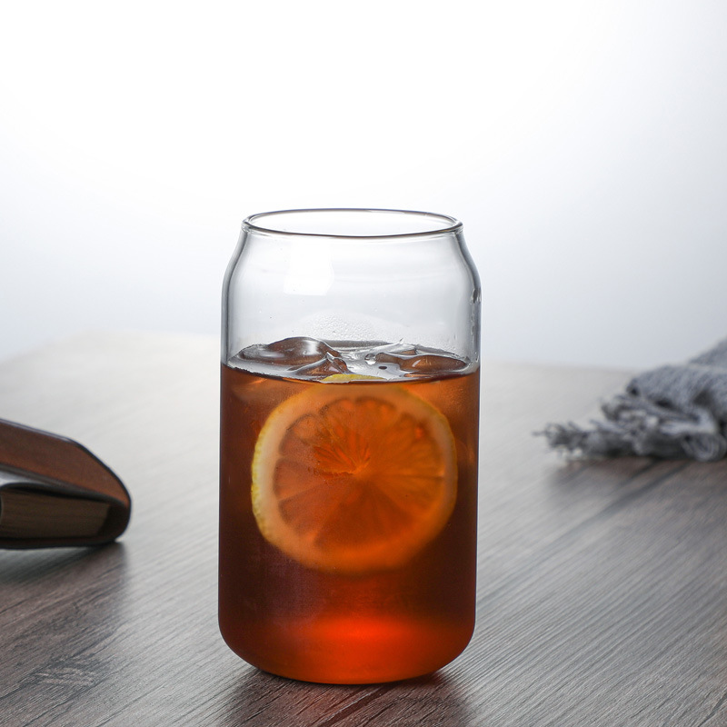 Leche té vidrio pareja taza de café taza de Cake taza de bebida con tapa y paja taza de beber