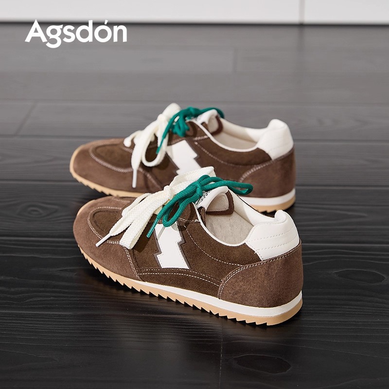 Augu Lion Dengde zapatos de entrenamiento para mujeres 2025 nuevo otoño y invierno gigante hermoso con ballet de peluche Gump zapatos deportivos casuales para mujeres