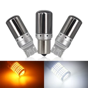 T20 LED Dönüş Siqnalı 7440 1156 3014 144SMD Dekodlaşdırma Strob Əleyhinə