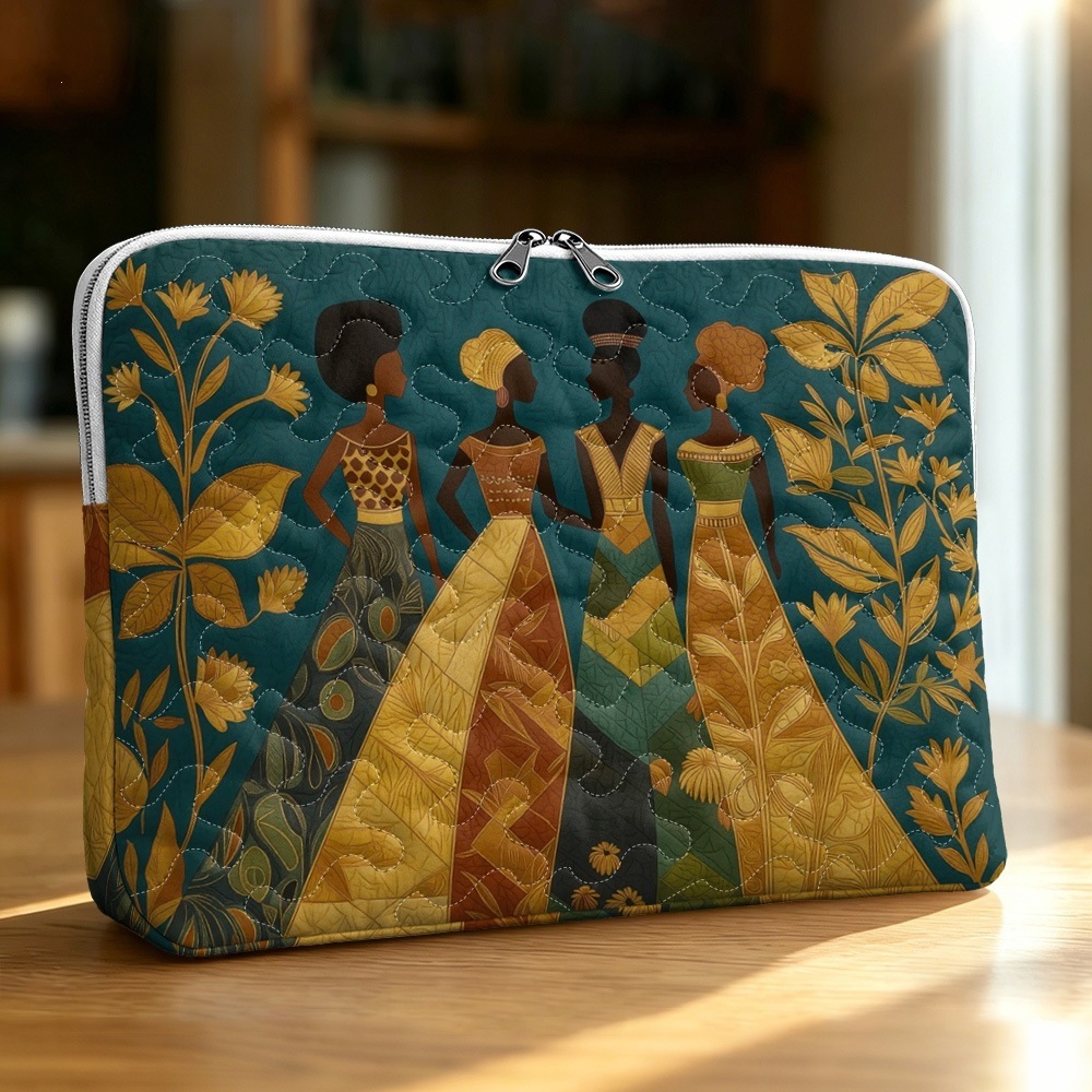 2026 Cross-Border Independent Station Amazon New Fashion Quilted Tablet Bag Digital Print Handbag G807