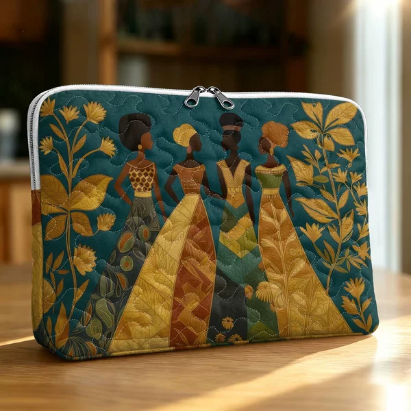 2026 Cross-Border Independent Station Amazon New Fashion Quilted Tablet Bag Digital Print Handbag G807