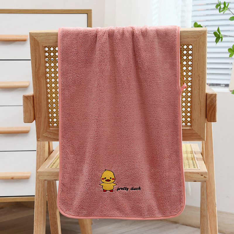 2024 New Yellow Duck Gift Box Thick and Soft Absorbent Student Adult Home Daily Use Face Towel Bath Towel