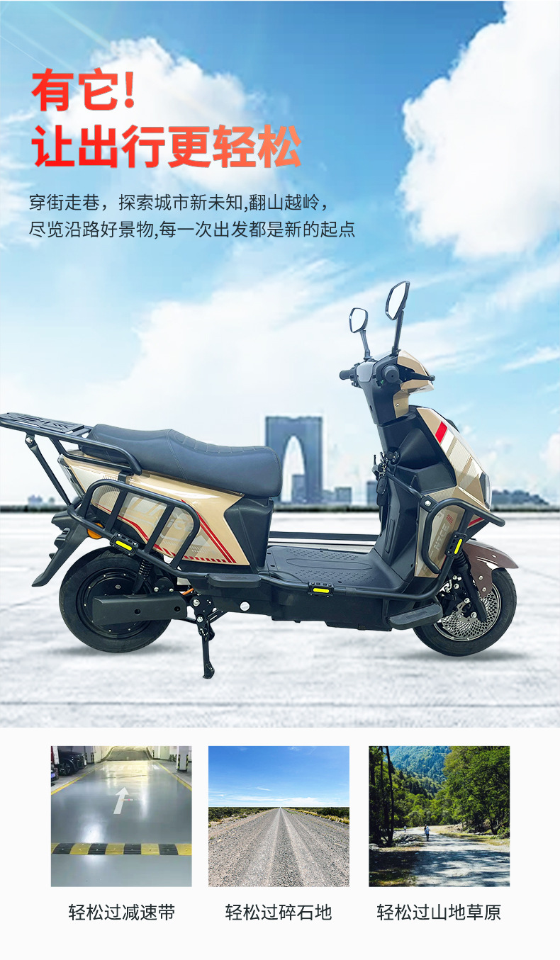 National standard Zhenbao electric vehicle long-range electric motorcycle
