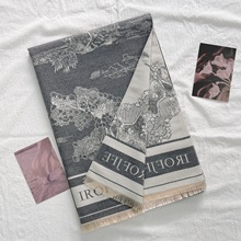 2025新款双面可戴仿羊绒围巾披肩女秋冬季保暖轻奢高级感大牌围脖