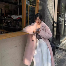 【卖完不补】明星同款泰迪大衣羊剪绒羊羔毛颗粒皮草外套女全羊毛