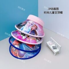 3d子供の日よけ帽子夏の男女の子供は日よけ帽子を巻きます。