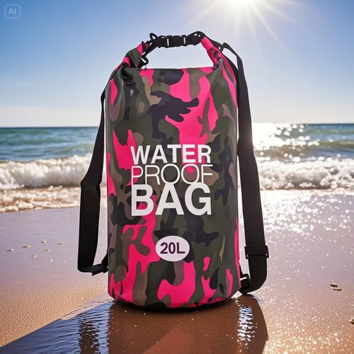 Outdoor Waterproof Bag Portable Pack Waterproof Bucket Bag Cycling Camping Rafting Bag Swimming Essential Supplies Rafting Waterproof Bag