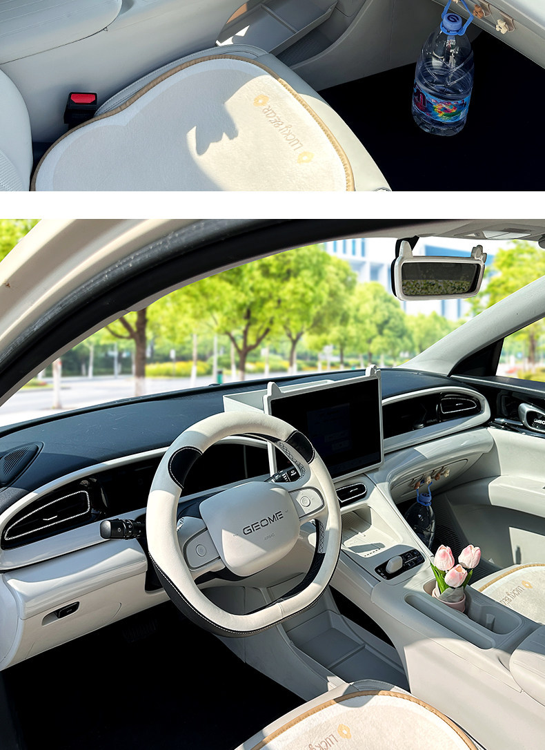 Suitable for 26 models of Geely Xingyue, integrated water cup mat, central control storage box, non-slip silicone car interior modification