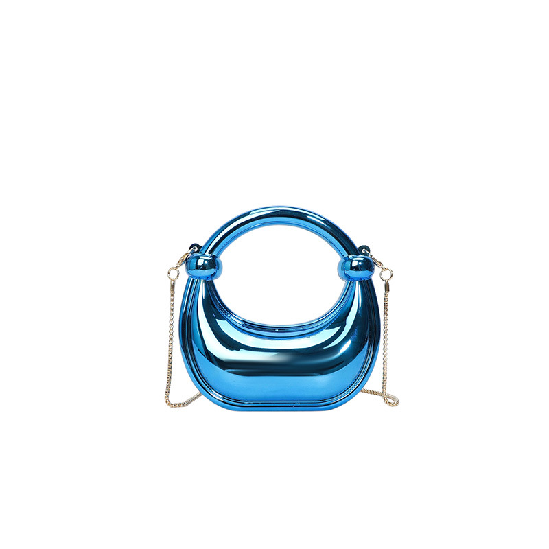 Borsa da sera con catena di cristalli e conchiglie elegante da donna_voghion.com