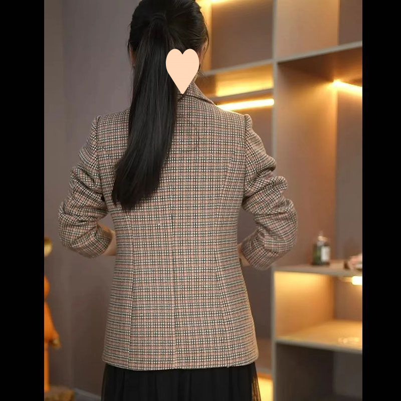 高級ママ服、秋の女性用小香ジャケット、春秋の新作カジュアルトップス、スーツ、おしゃれなカーディガン|undefined
