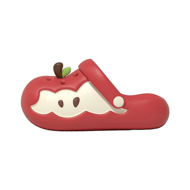 Apple Crocs 夏用滑り止めサンダル 包頭レディース厚底スリッパ|undefined