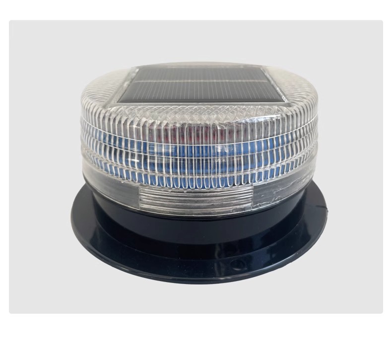 Solar magnetic warning flash light road warning flash light strong light solar warning light automatic flash light