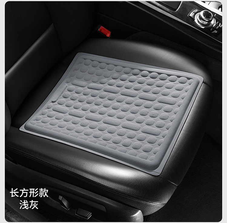 Breathable honeycomb silicone seat cushion for long-term sitting, egg-shaped car chair summer cushion, office gel cooling chair pad