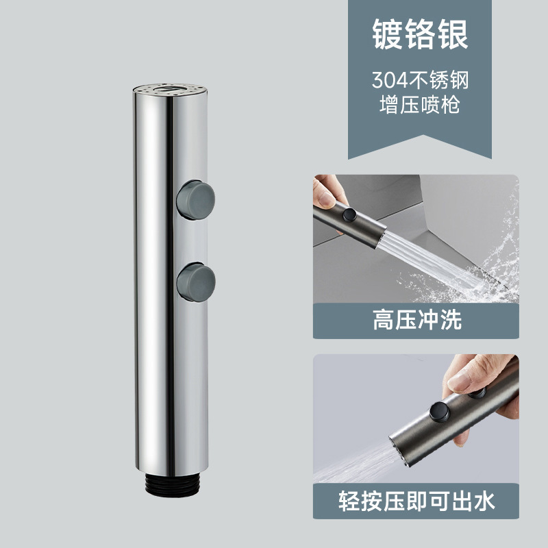 Pistola Rociadora de Bidé para Inodoro de Acero Inoxidable de Alta Presión para Baño image 16