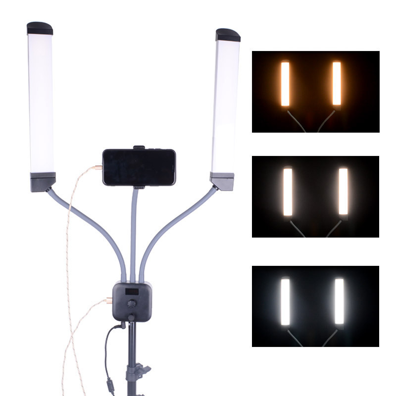 Led Photography Fill Light, Live Streaming Beauty Light, Dual-Arm Light, Beauty Live Streaming, Jewelry Selfie Light, Dual Color Temperature Beauty Strip Light Led Photography Fill Light, Live Streaming Beauty Light, Dual-Arm Light, Beauty Live Streaming, Jewelry Selfie Light, Dual Color Temperature Beauty Strip Light