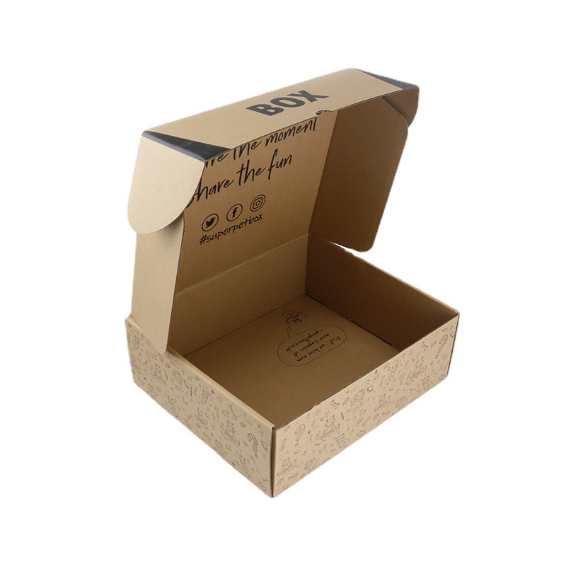 个性化双面印刷线缆纸箱飞机盒彩印 淘宝服装内衣文胸物流盒批发