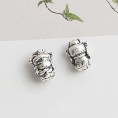 foot silver twelve zodiac eight: Zərgərlik ara hissələri - great-sun-tathagata-sheep-and-monkey-pure-silver-999piece