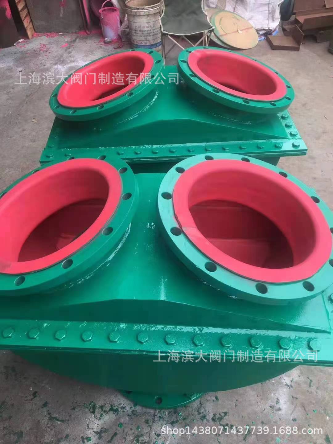 滨大阀门牌H49J矿浆三通换向止回阀防腐蚀止回阀 碳钢三通换向阀